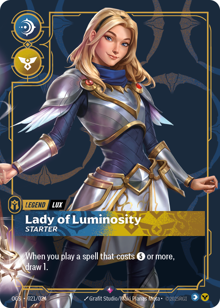 Lady of Luminosity - Starter art