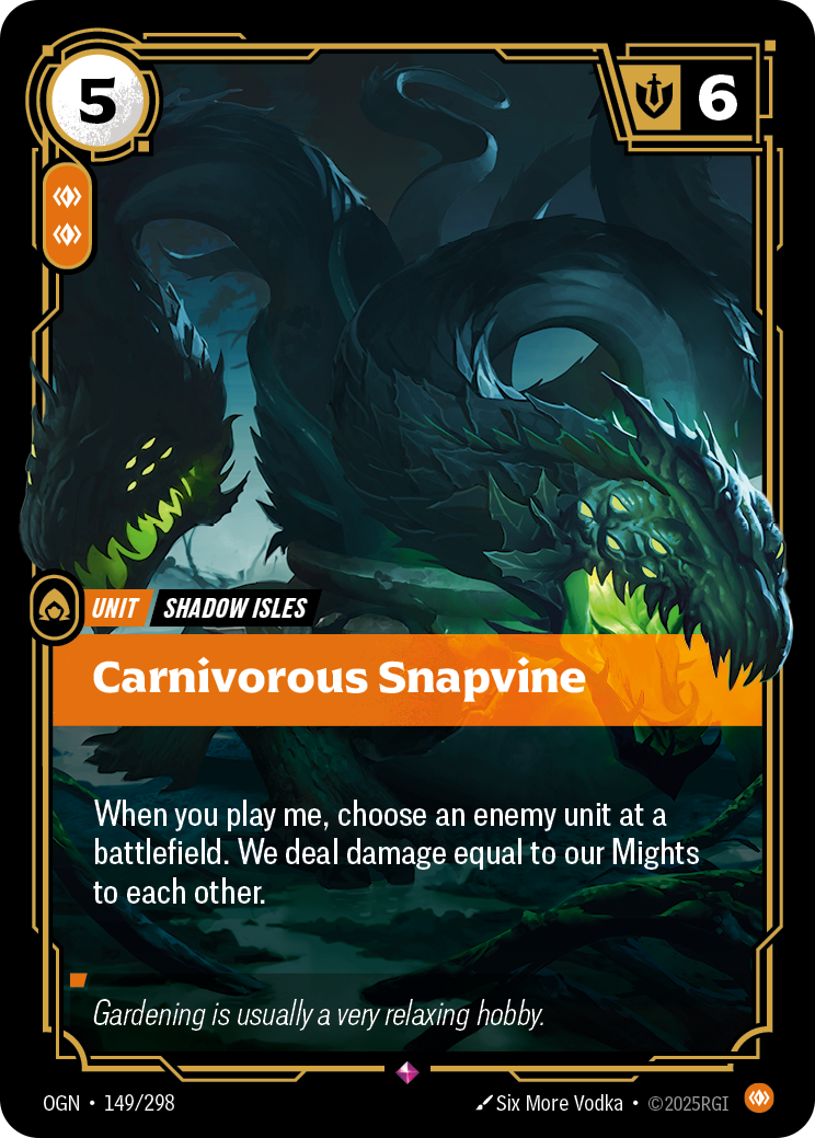 Carnivorous Snapvine art