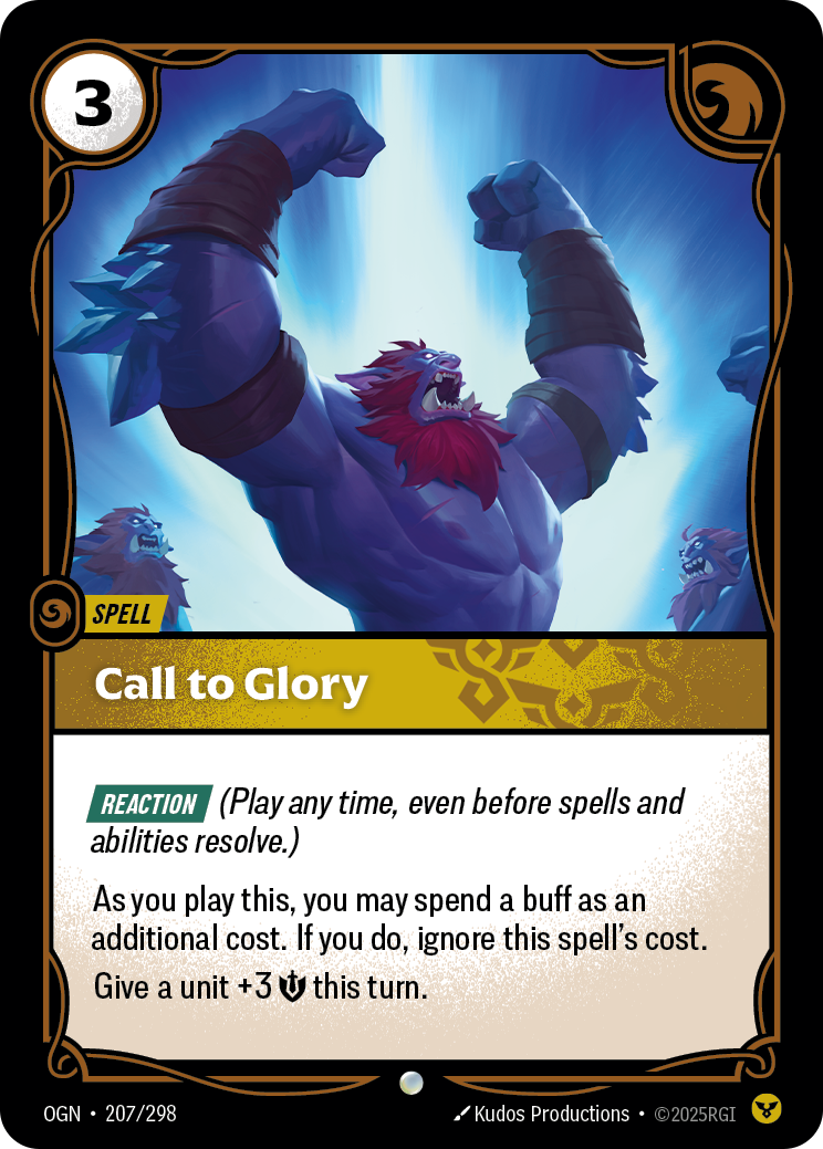 Call to Glory art