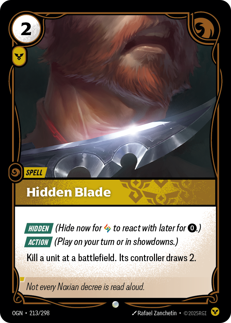 Hidden Blade art