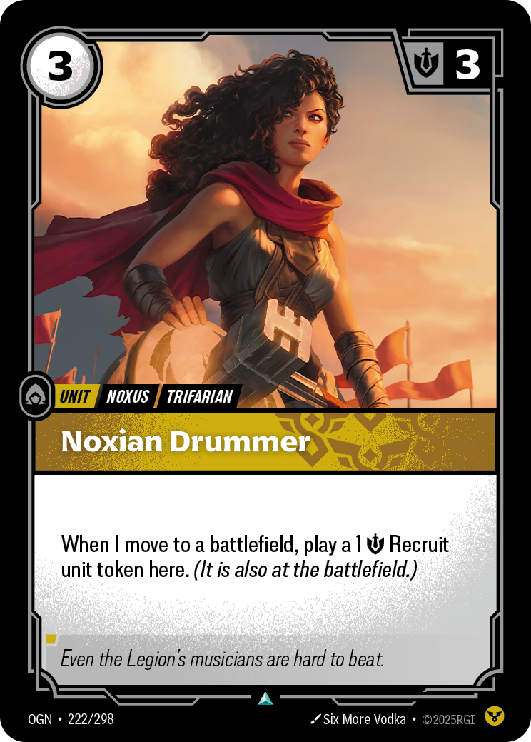 Noxian Drummer art