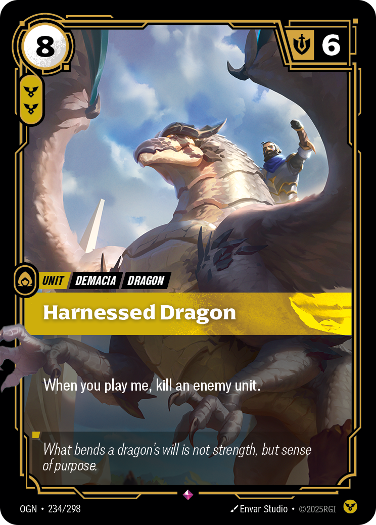 Harnessed Dragon art