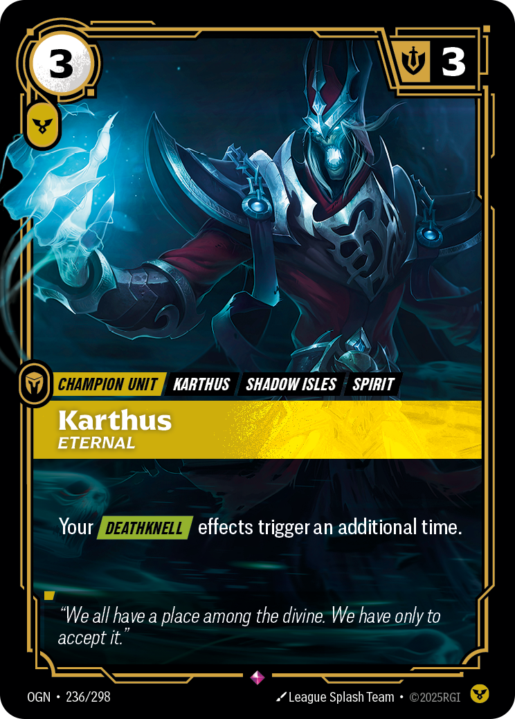 Karthus, Eternal art