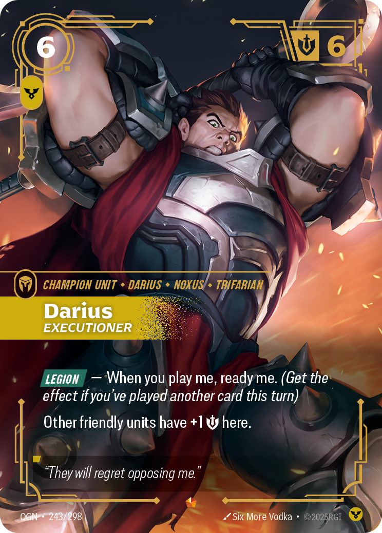 Darius, Executioner art
