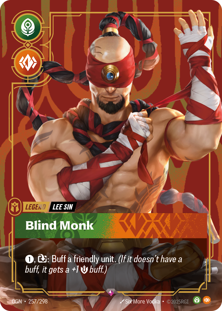 Blind Monk art