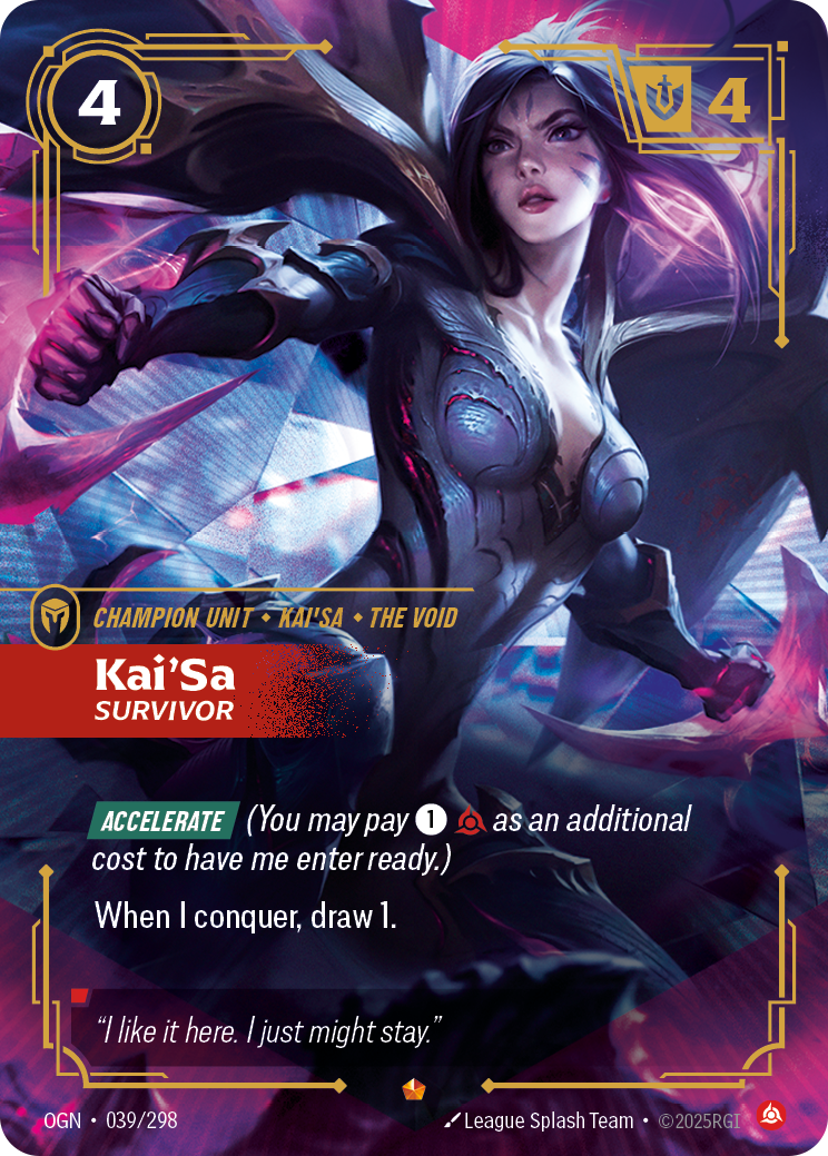 Kai'Sa, Survivor art