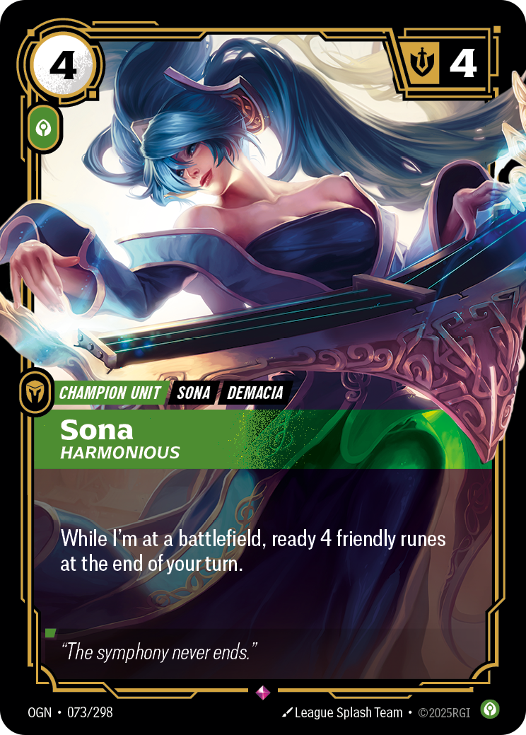 Sona, Harmonious art