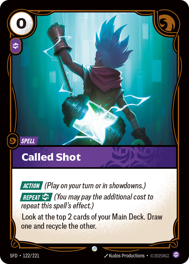 Called Shot art