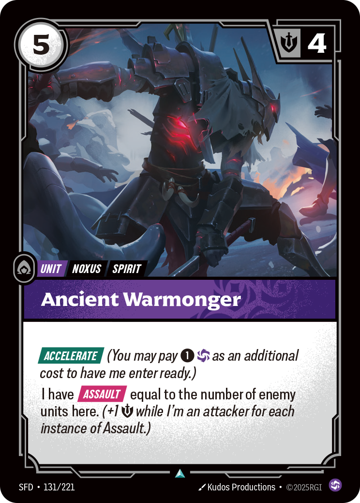 Ancient Warmonger art