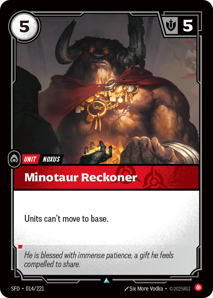 Minotaur Reckoner art