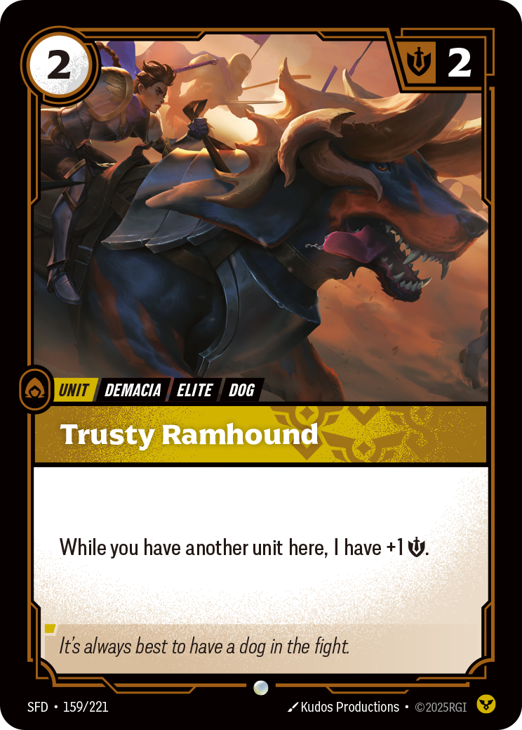 Trusty Ramhound art
