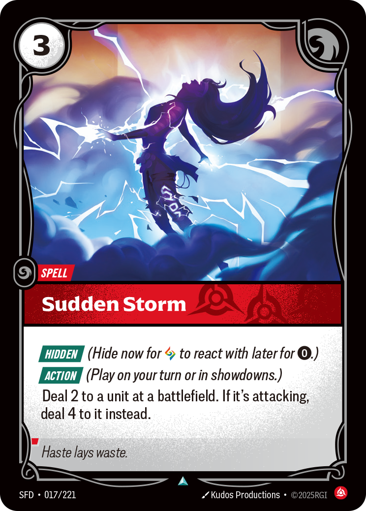 Sudden Storm art