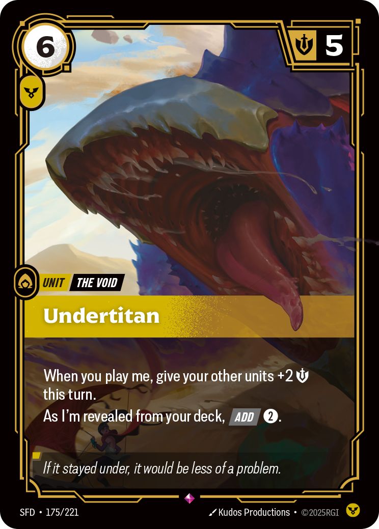 Undertitan art