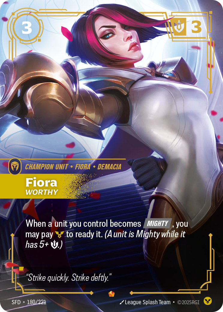 Fiora, Worthy art