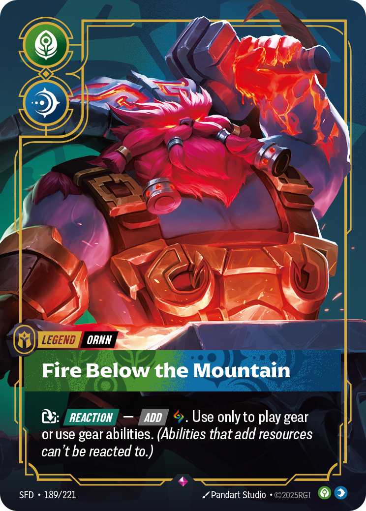 Fire Below the Mountain art