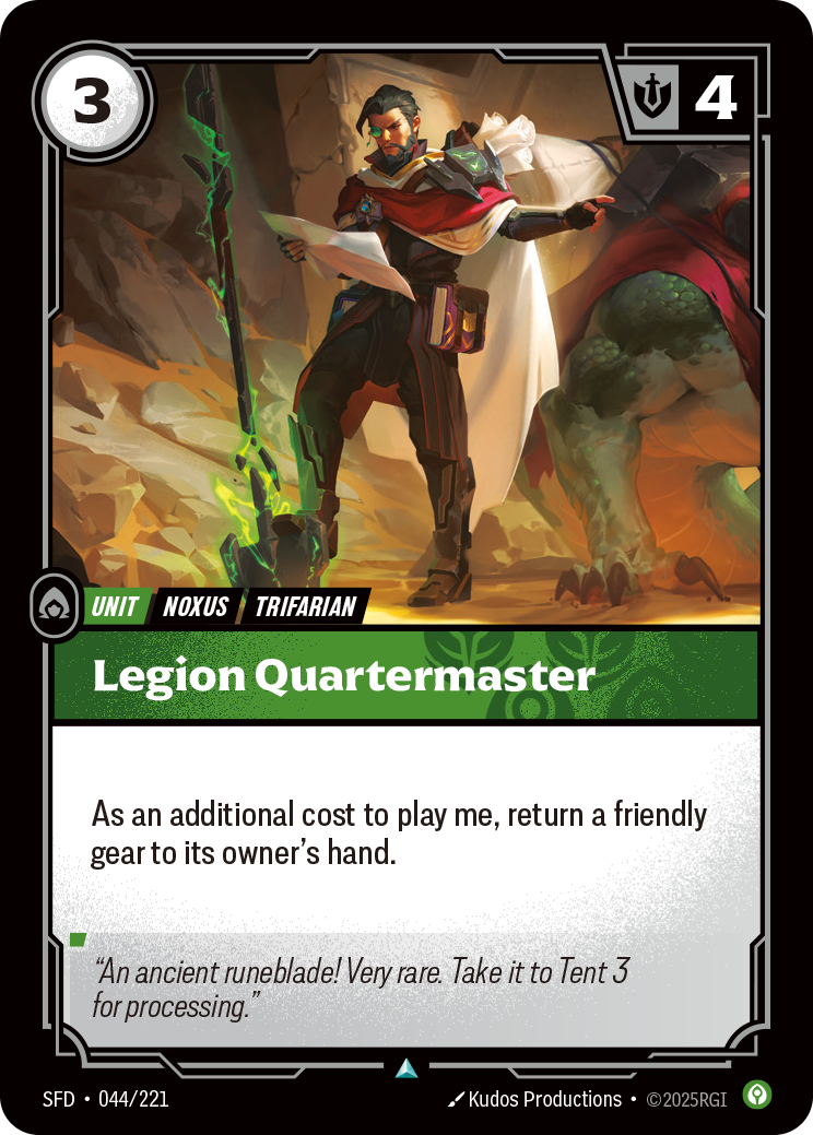 Legion Quartermaster art