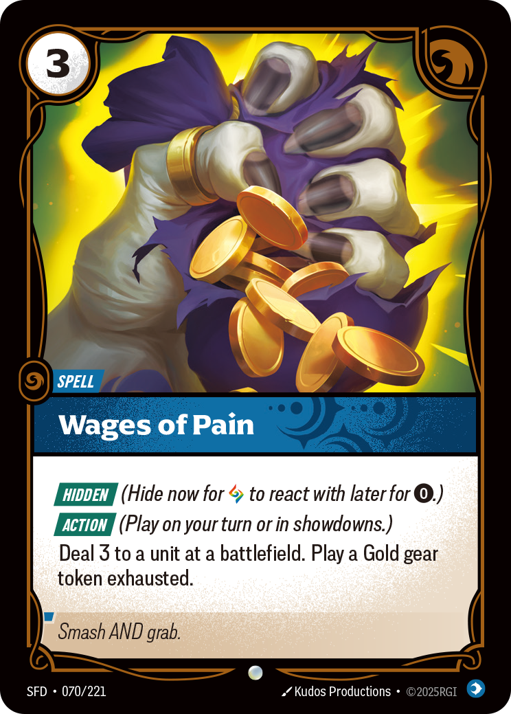 Wages of Pain art