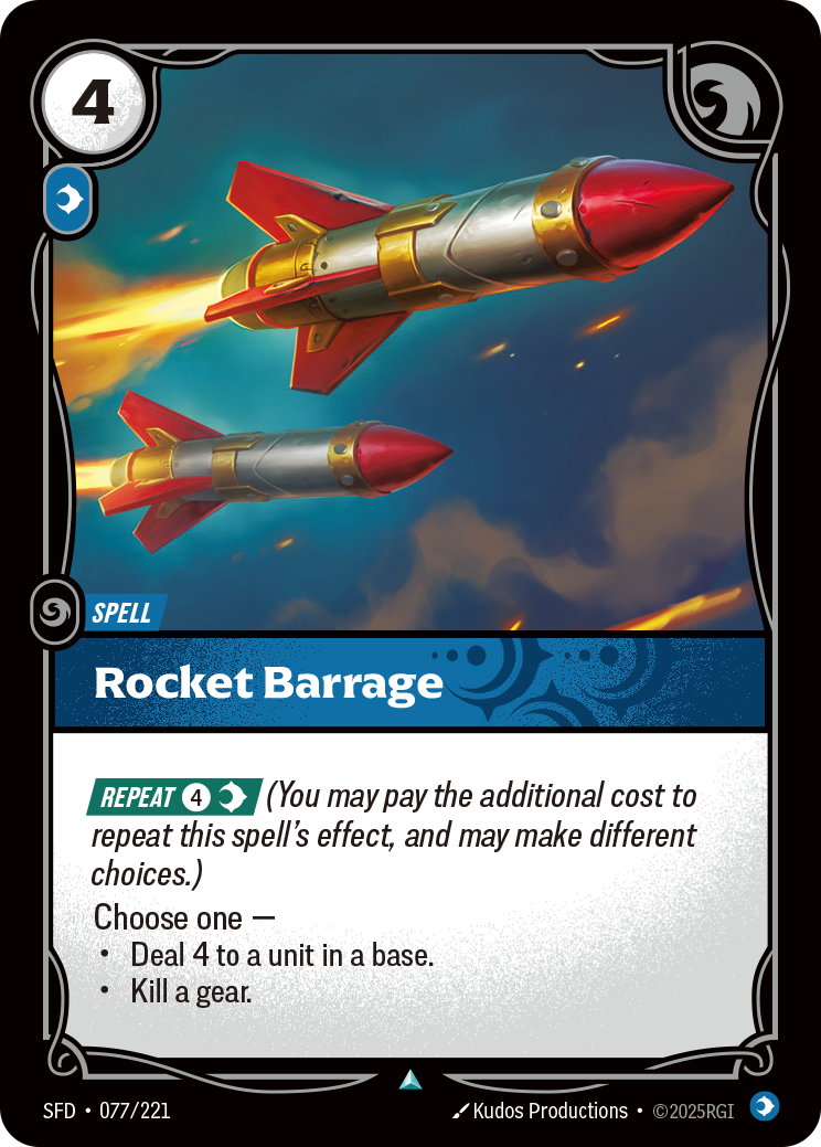 Rocket Barrage art