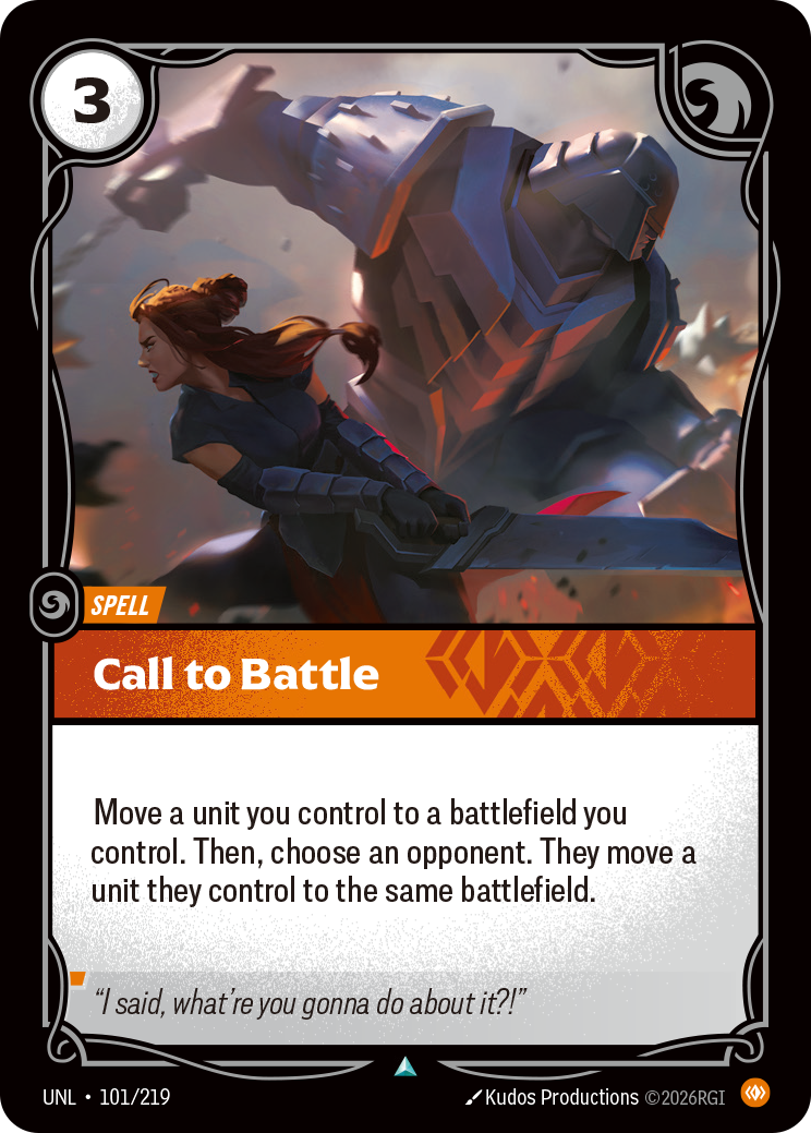 Call to Battle art