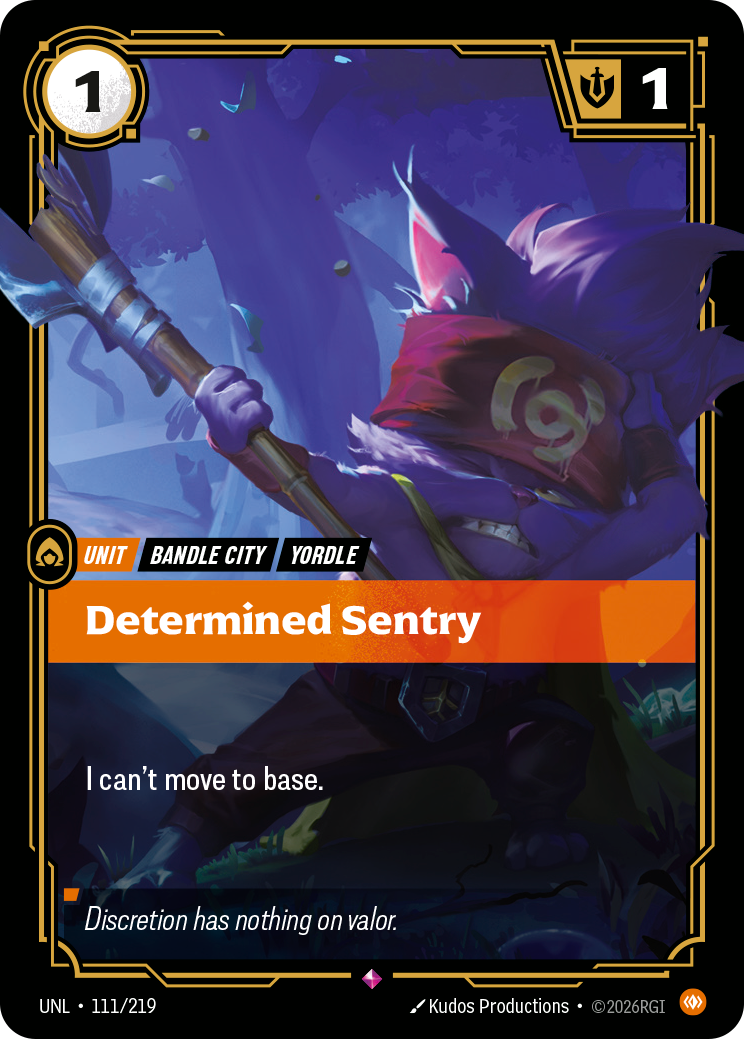 Determined Sentry art