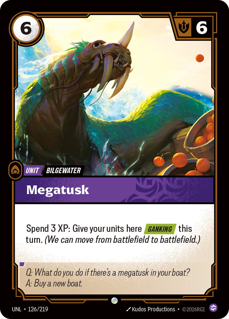 Megatusk art