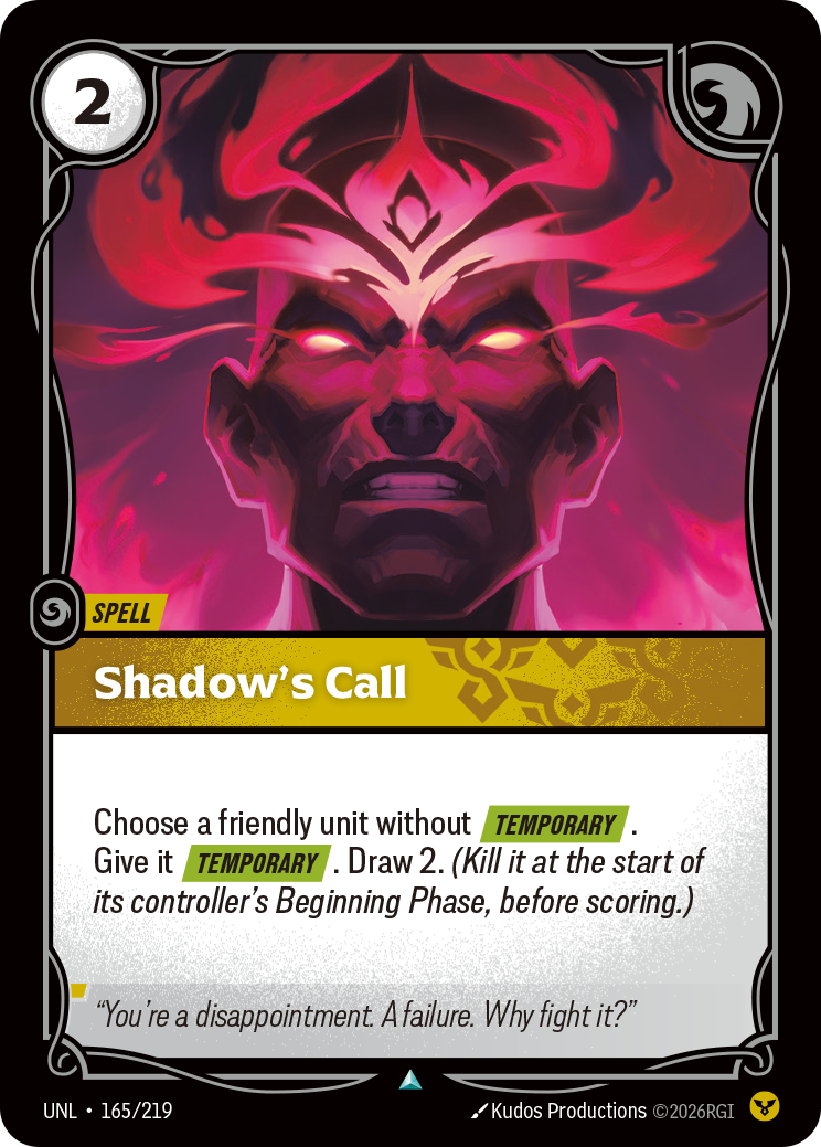 Shadow's Call art