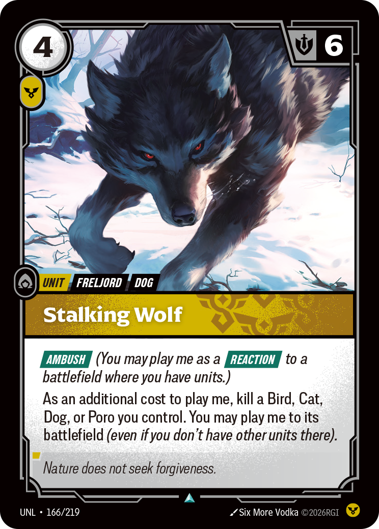 Stalking Wolf art