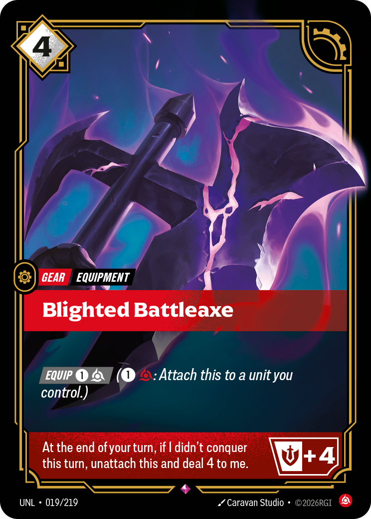 Blighted Battleaxe art