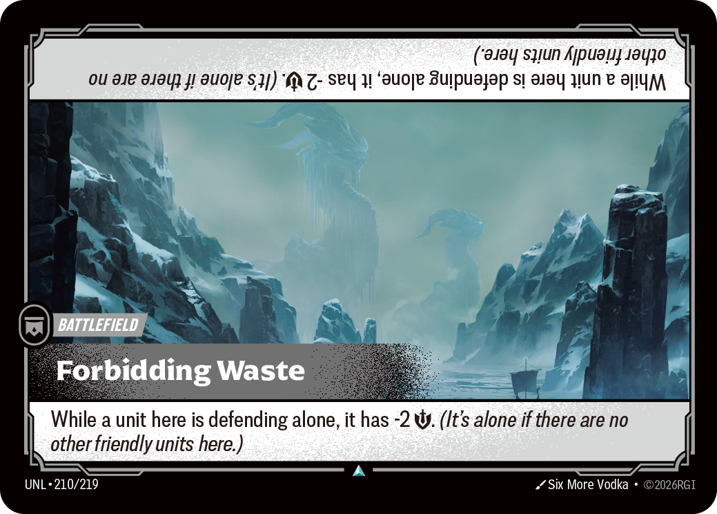 Forbidding Waste art