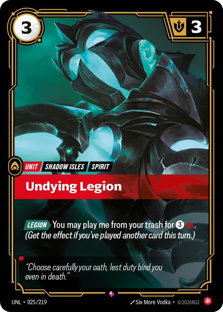 Undying Legion art