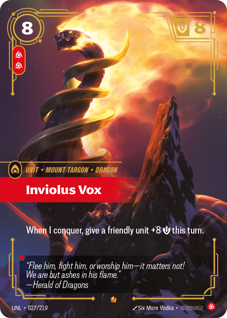 Inviolus Vox art