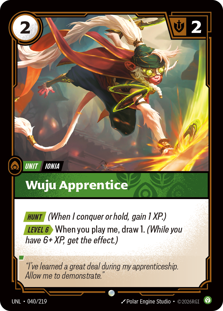 Wuju Apprentice art