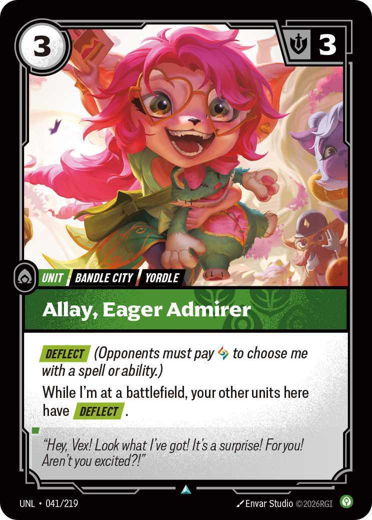 Allay, Eager Admirer art
