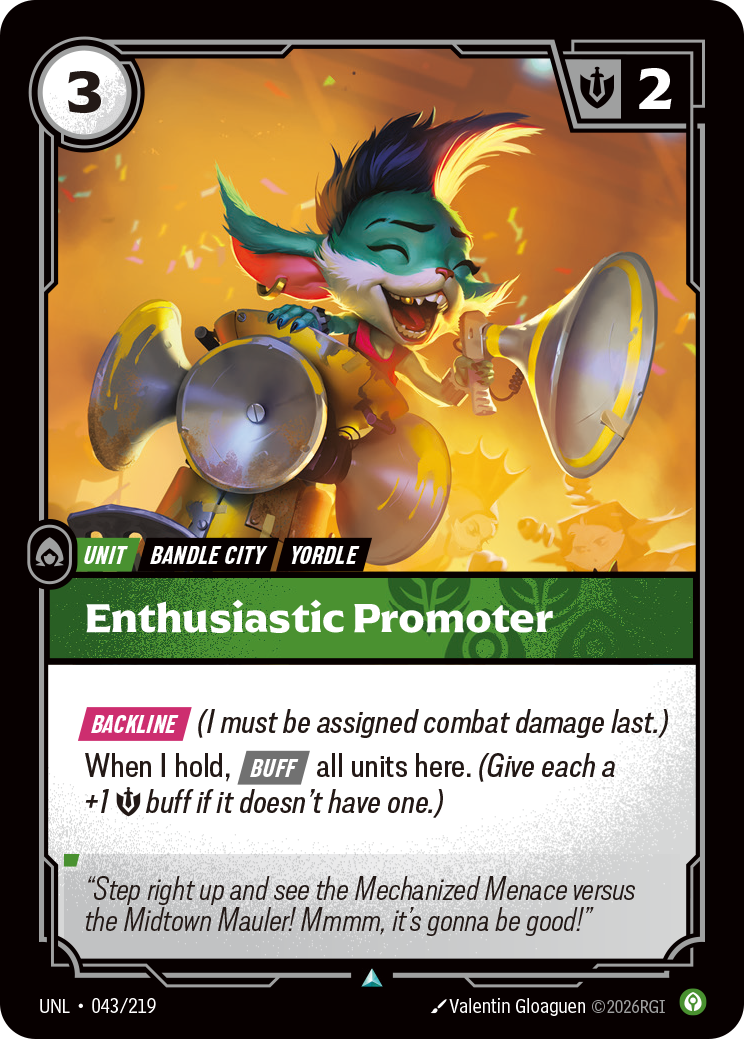 Enthusiastic Promoter art