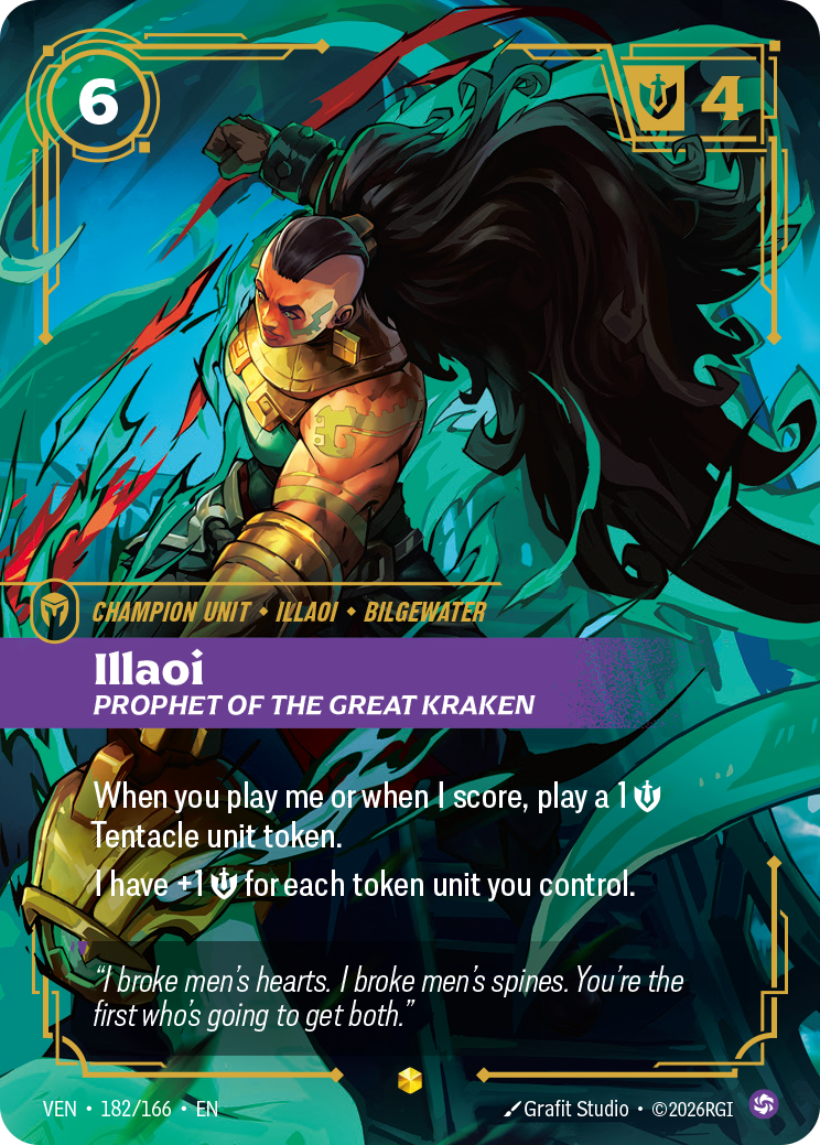 Illaoi, Prophet of the Great Kraken art