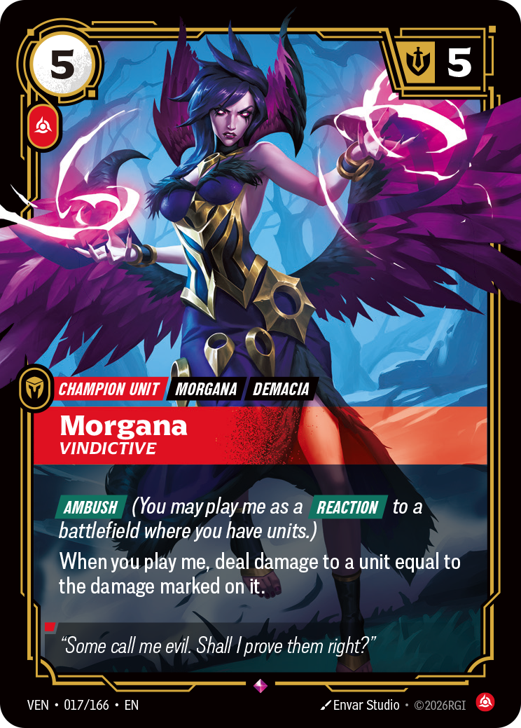 Morgana, Vindictive art