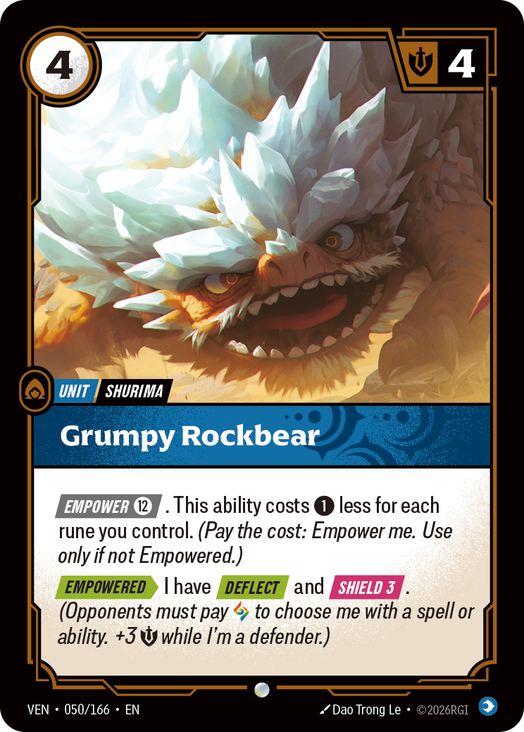 Grumpy Rockbear art