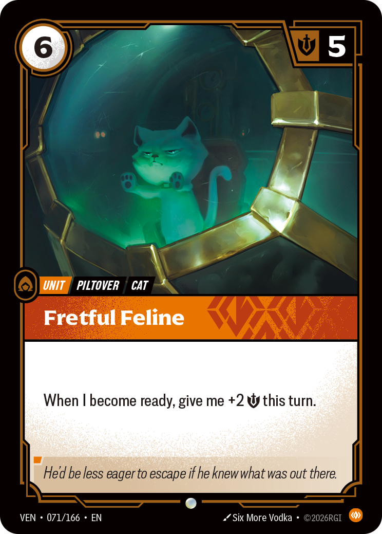 Fretful Feline art