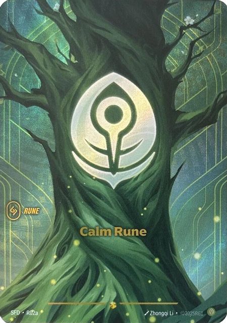 Calm Rune card art
