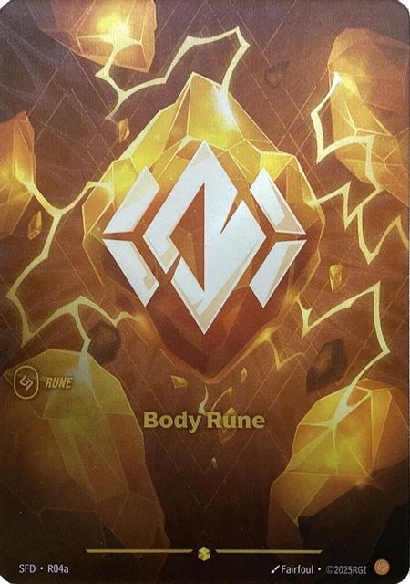 Body Rune card art