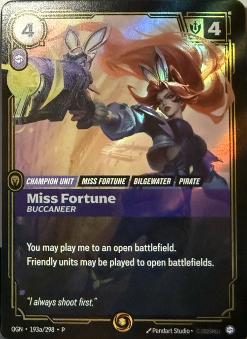 Miss Fortune, Buccaneer art