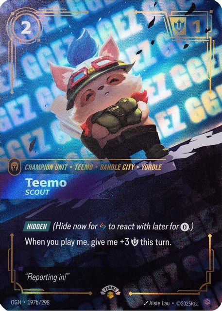 Teemo, Scout art