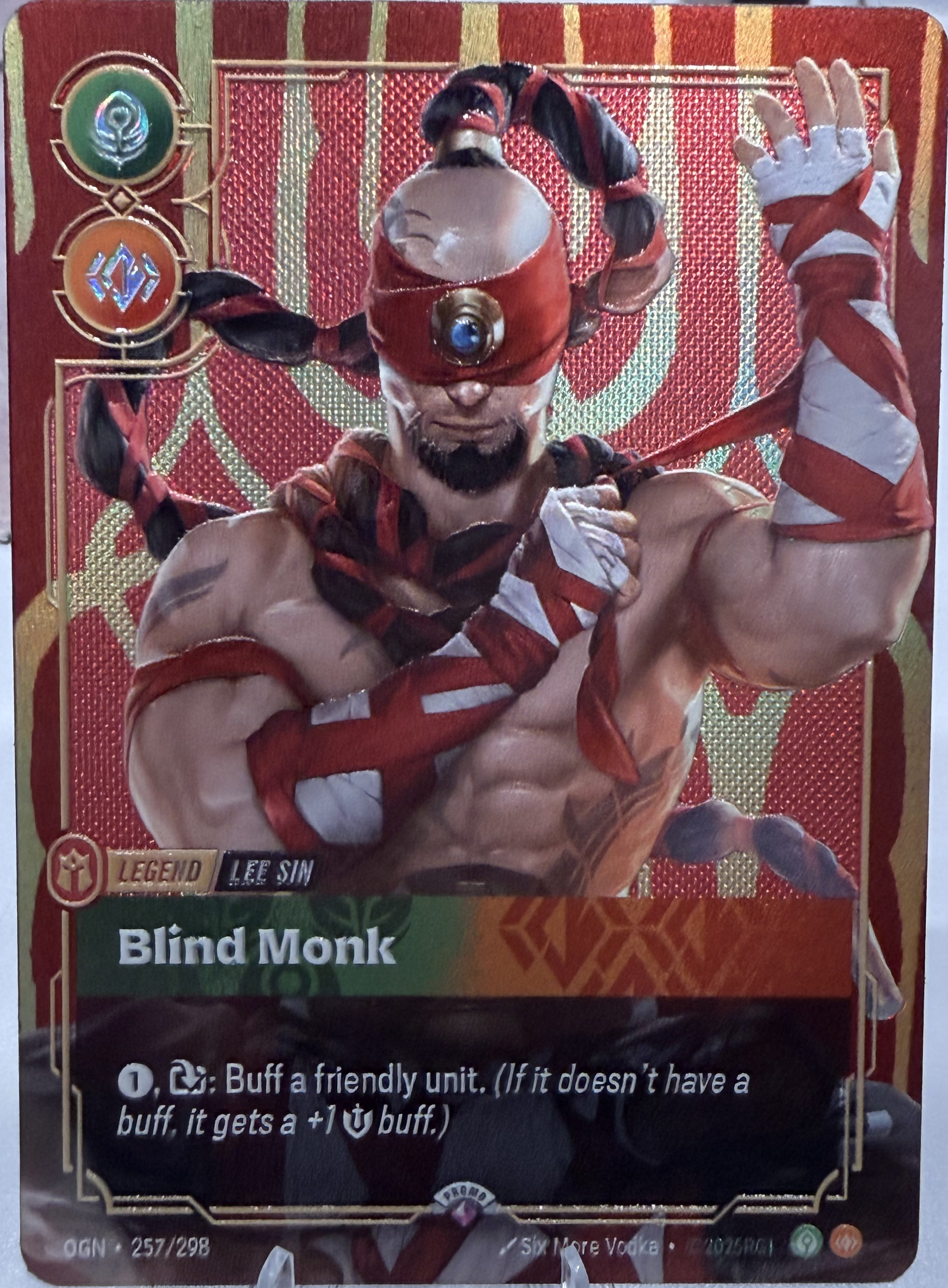 Blind Monk art