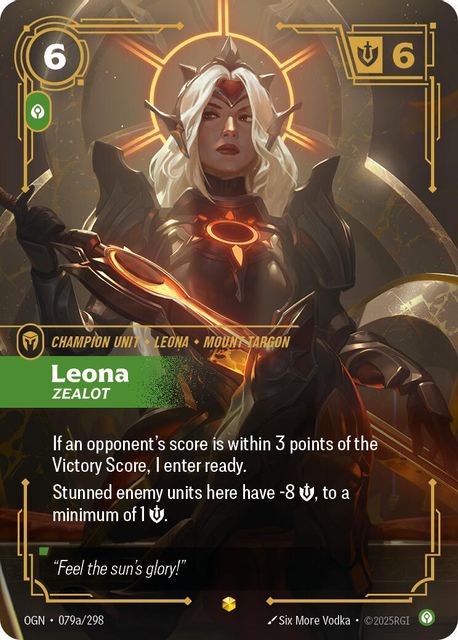 Leona, Zealot card art