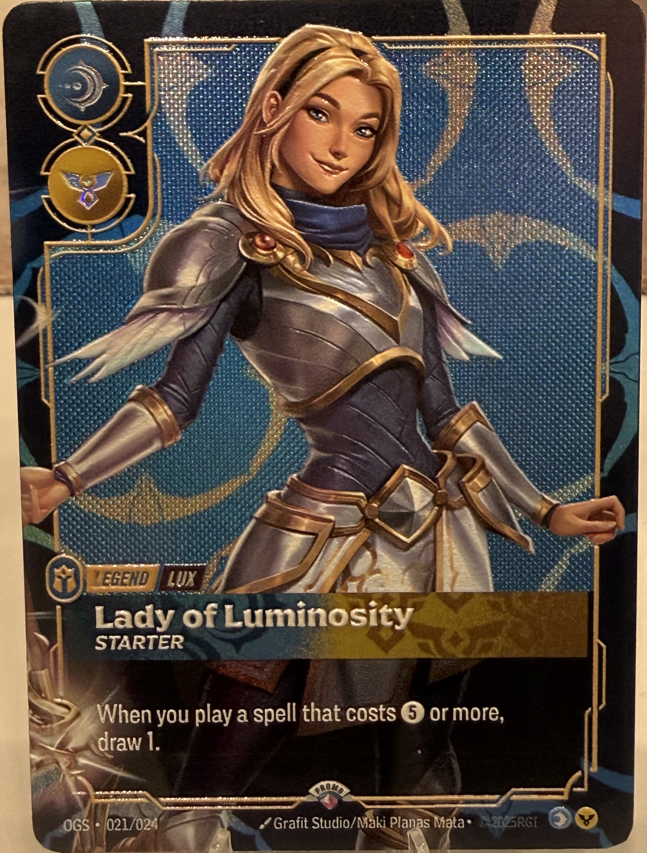 Lady of Luminosity - Starter art