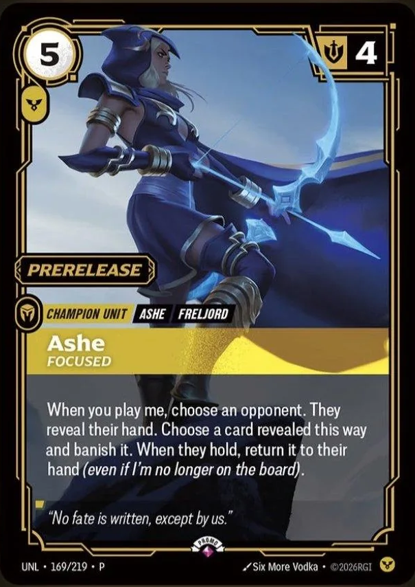 Ashe, Focused card art