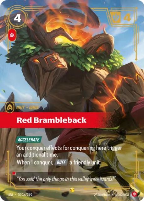 Red Brambleback card art