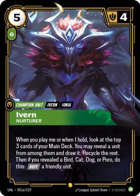 Ivern, Nurturer card art