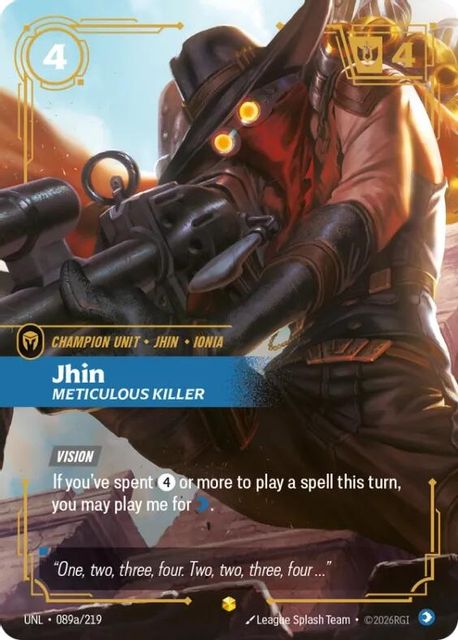 Jhin, Meticulous Killer card art