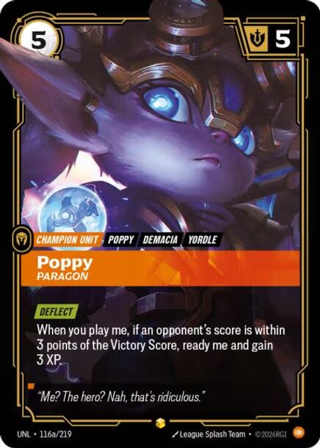 Poppy, Paragon card art